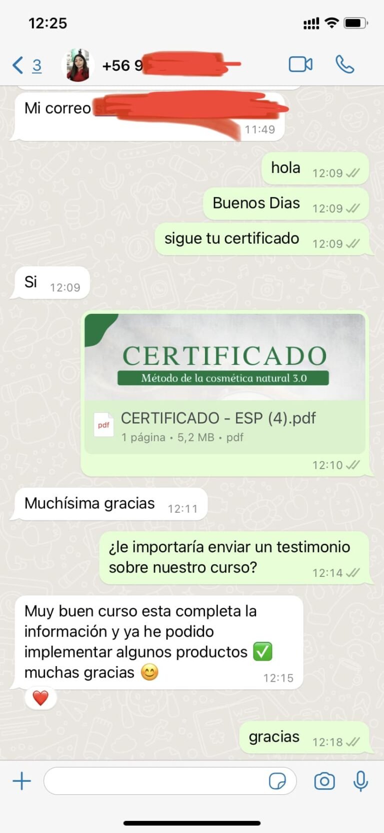 Depoimento MNC 3 CHILE