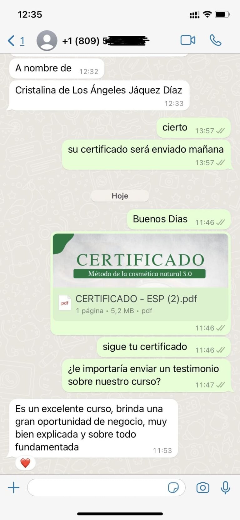 dEPOIMENTO MNC 3 EUA